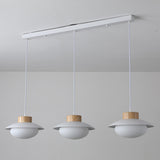 3-Light Modern Saucer Adjustable Island Pendant Light Image - 9