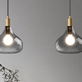 3-Light Modern Smoked Geometric Island Pendant Light Image - 7