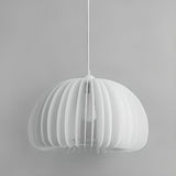 3-Light Modern White Pumpkin Island Pendant Light Image - 6