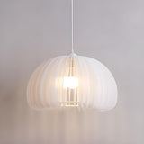 3-Light Modern White Pumpkin Island Pendant Light Image - 7