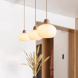 3-Light Modern White Round Island Pendant Light Image - 4