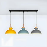 3-Light Modish Colorful Geometric Island Pendant Light Image - 2