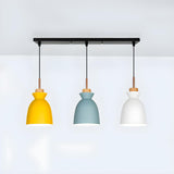 3-Light Modish Colorful Geometric Island Pendant Light Image - 6