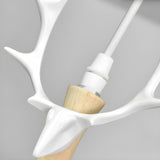 3-Light Nordic Antler Detail Island Pendant Light Image - 11