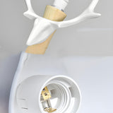 3-Light Nordic Antler Detail Island Pendant Light Image - 9