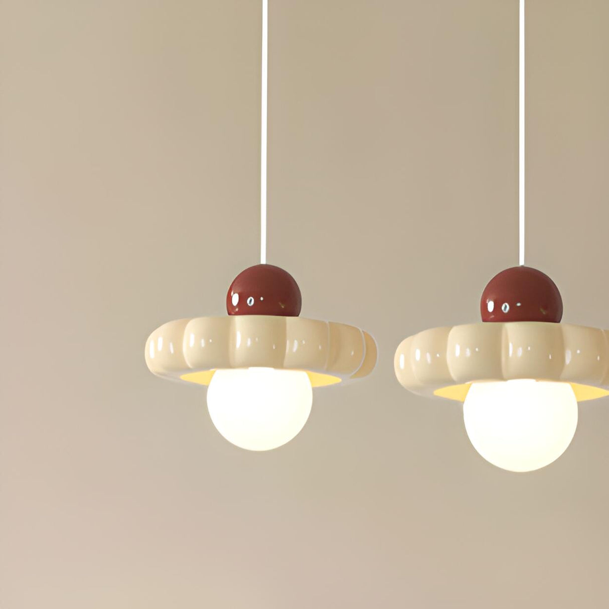 3-Light Playful Donut and Globe Island Pendant Light Image - 15