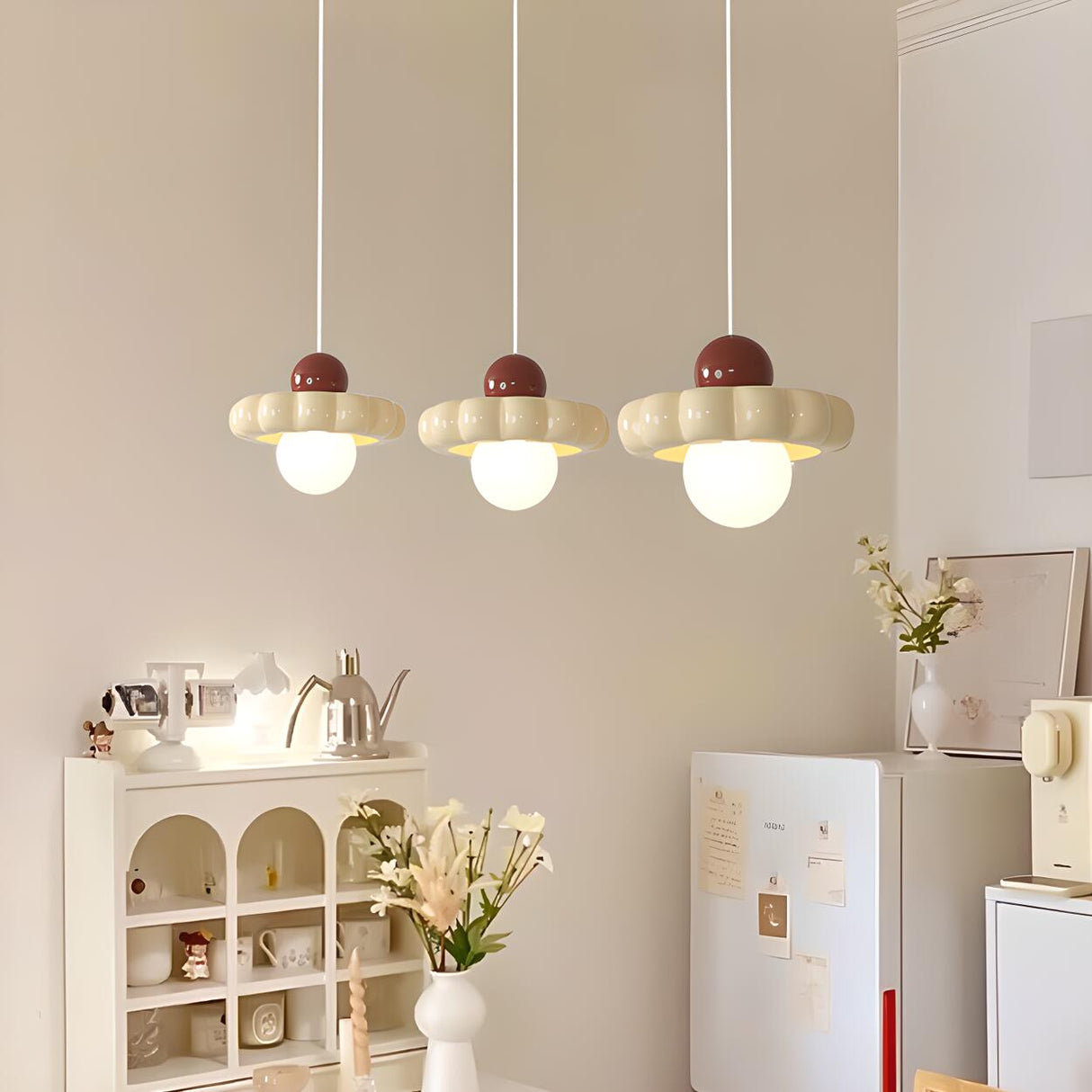 3-Light Playful Donut and Globe Island Pendant Light Image - 4