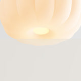 3-Light Wooden Rod and Pumpkin Island Ceiling Light Image - 10