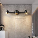 3-Lights Spotlight Cylinder Vanity Light Fixtures Image - 4