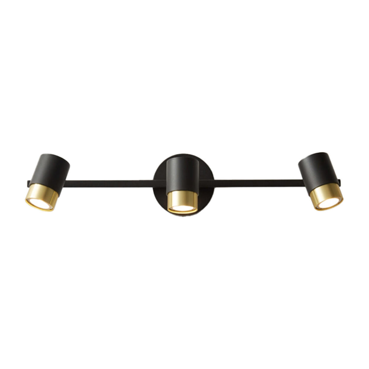 3-Lights Spotlight Cylinder Vanity Light Fixtures Image - 5