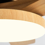 3 Solid Wood Blades Modern Simple Ceiling Fan Light Image - 7