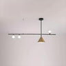 4-Light Cone and Globe Modern Island Pendant Light Image - 6