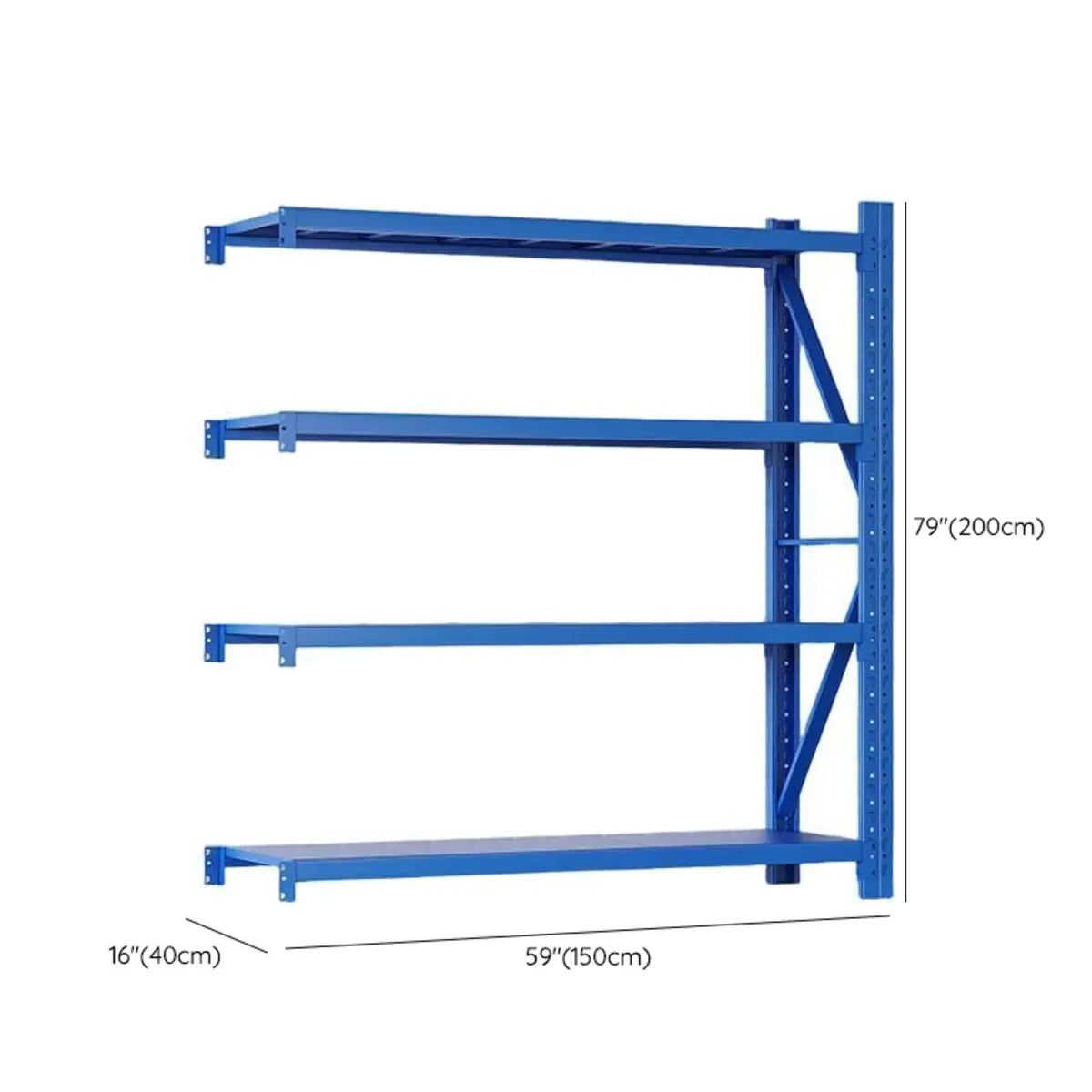 4-Tier Steel Heavy-duty Freestanding Garage Storage Racks Image - 25