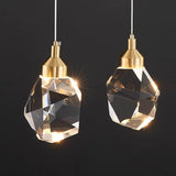 5-Light Elegant Geometric Crystal Island Pendant Light Image - 9