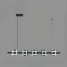 5-Light Modern Linear Glass Island Pendant Light Image - 6