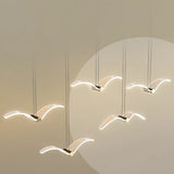 5-Light Nordic Seagull LED Large Island Ceiling Light Image - 8