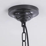 8-Light Modern Adjustable Black Candle Chandelier Image - 11