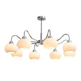 8-Light Modern Geometric Drum Adjustable Height Image - 5