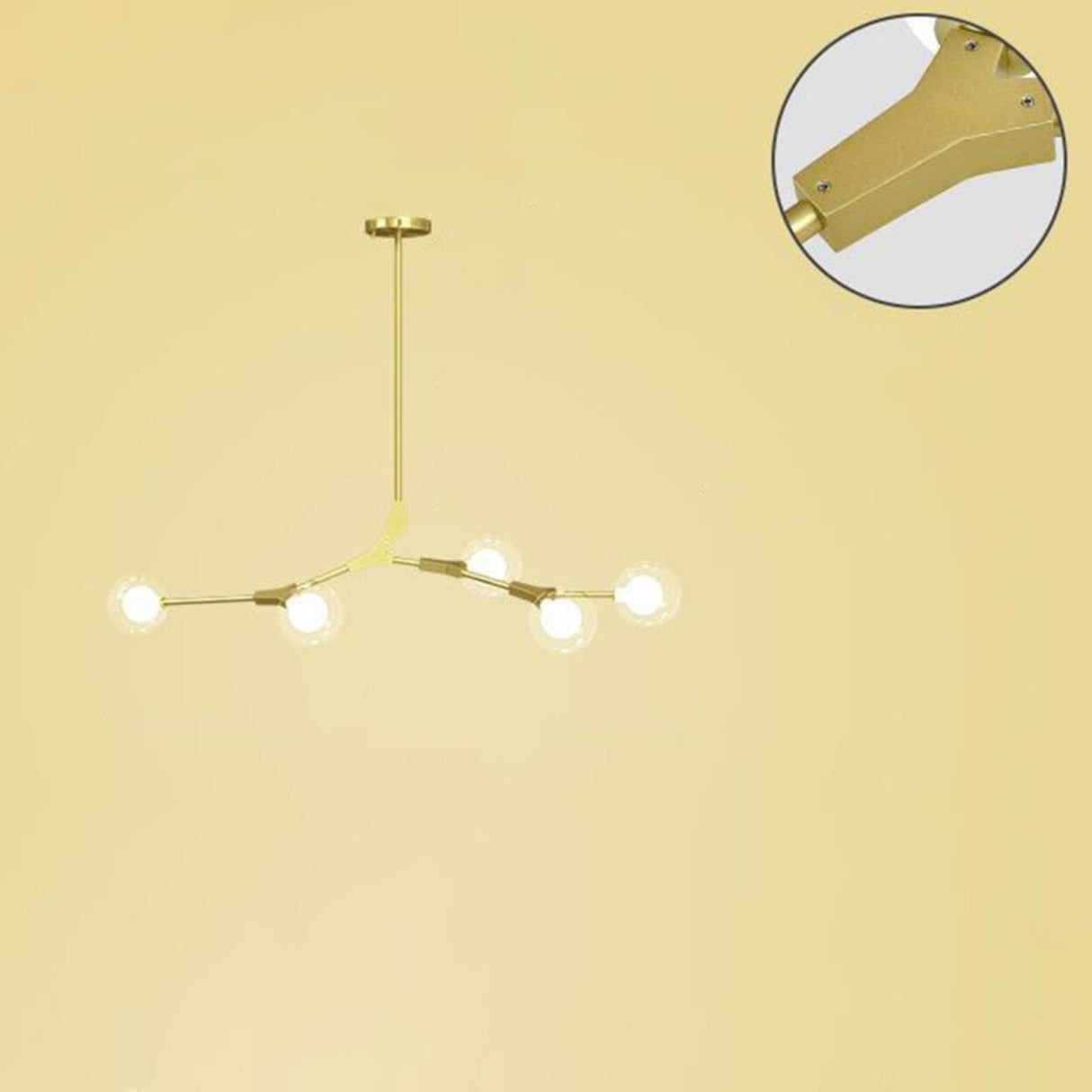 9-Light Modern Globe Branch Island Chandelier Light Image - 13