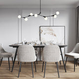 9-Light Modern Globe Branch Island Chandelier Light Image - 20