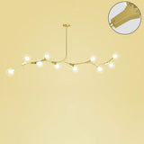 9-Light Modern Globe Branch Island Chandelier Light Image - 23