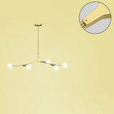 9-Light Modern Globe Branch Island Chandelier Light Image - 24