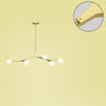 9-Light Modern Globe Branch Island Chandelier Light Image - 24