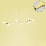 9-Light Modern Globe Branch Island Chandelier Light Image - 27