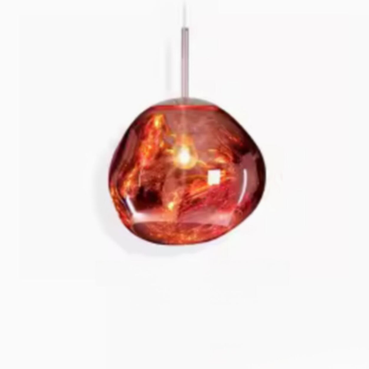 Abstract Art Deco Glass Ball Colorful Pendant Light Image - 15