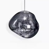 Abstract Art Deco Glass Ball Colorful Pendant Light Image - 6