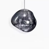 Abstract Art Deco Glass Ball Colorful Pendant Light Image - 7