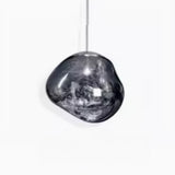 Abstract Art Deco Glass Ball Colorful Pendant Light Image - 8