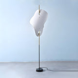 Abstract Blue Irregular Modern Metal LED Floor Lamp Image - 7