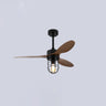 Adjustable 3 Blades Industrial Cage Ceiling Fan Light Image - 7