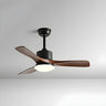 Adjustable 3 Wood Blades Ceiling Fan with LED Light Image - 20