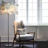 Adjustable Abstract White Cloud-Shaped Floor Lamp Image - 3