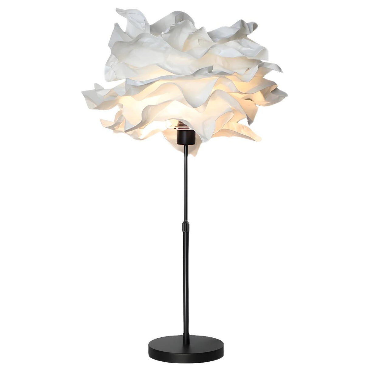 Adjustable Abstract White Cloud-Shaped Floor Lamp Image - 6