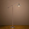 Adjustable Antique Bronze Flared Metal LED Floor Lamp Image - 1