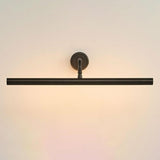 Adjustable Black Cylinder Metal LED Vanity Lights Image - 8