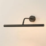 Adjustable Black Cylinder Metal LED Vanity Lights Image - 9