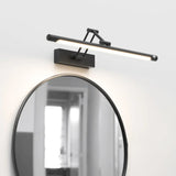 Adjustable Black Cylinder Vanity Mirror Light Fixture Image - 1