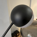 Adjustable Black Globe Modern Balance Floor Lamp Image - 7