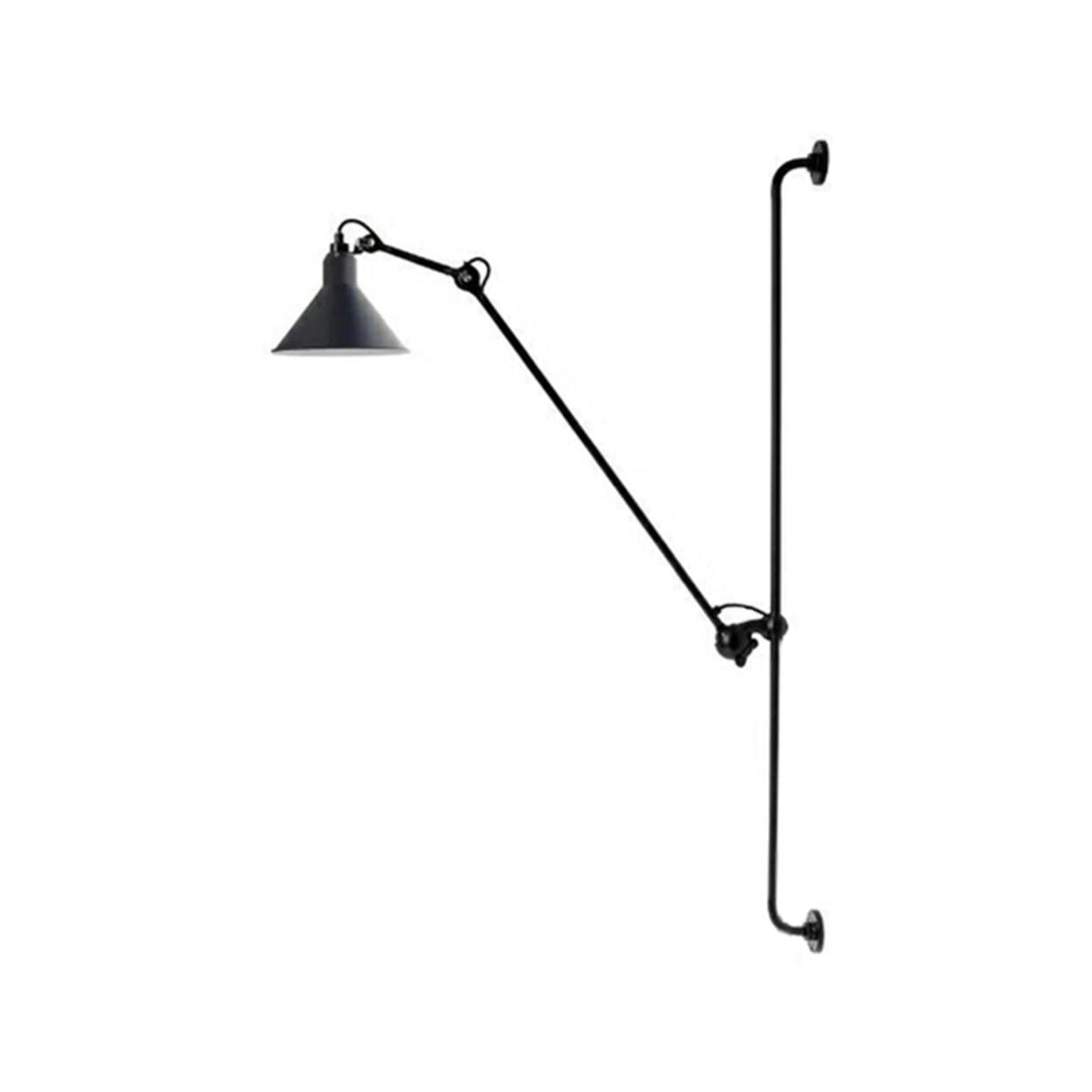 Adjustable Black Industrial Swing Arm Wall Sconce Image - 5