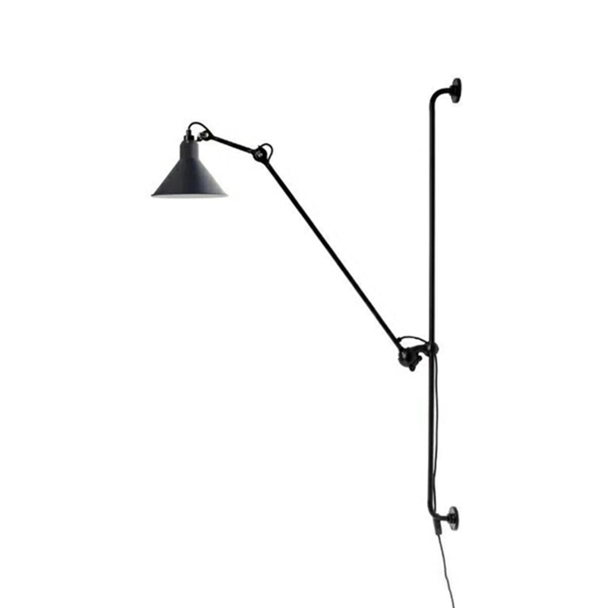 Adjustable Black Industrial Swing Arm Wall Sconce Image - 7