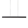 Adjustable Black Linear Pendant Kitchen Island Light Image - 2