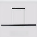 Adjustable Black Linear Pendant Kitchen Island Light Image - 7