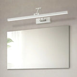 Adjustable Black Rectangular Metal LED Vanity Light Image - 3