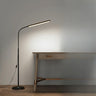 Adjustable Black Rectangular Swing Arm Floor Lamp Image - 2