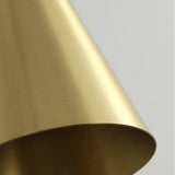 Adjustable Brass Cone Bathroom Mirror Vanity Light Image - 9