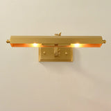 Adjustable Brass Straight Dual LED Vanity Light  Image - 9